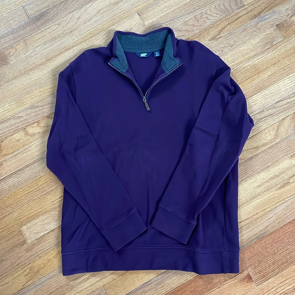Lands’ End Men’s 1/4 zip XL